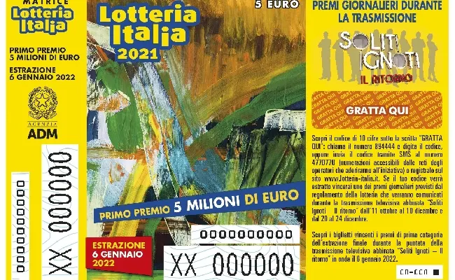 Lotteria Italia, l'elenco completo dei biglietti vincenti