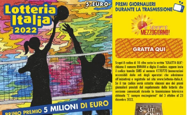 Lotteria Italia 2022, Friuli Venezia Giulia: venduti 83.600 biglietti, la provincia di Udine in crescita del 9,3%