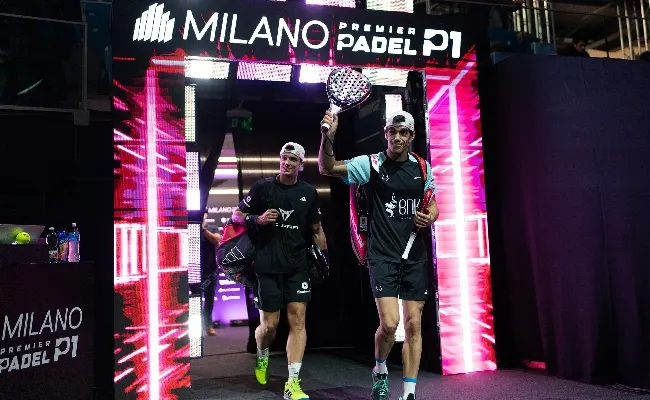 Milano Premier Padel P1: Galan-Lebron, i campioni non falliscono. Ale: "Tifo Milan e giocherei con Bellingham". Esordio ok anche per Josemaria-Sanchez