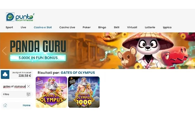 Maxi vincita su PuntoScommesse: 35mila euro con Gates of Olympus di Pragmatic Play