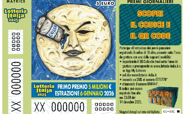 Lotterie nazionali, in vigore il nuovo regolamento: via libera ai biglietti digitali, prezzi flessibili e premi fino a 20 milioni di euro